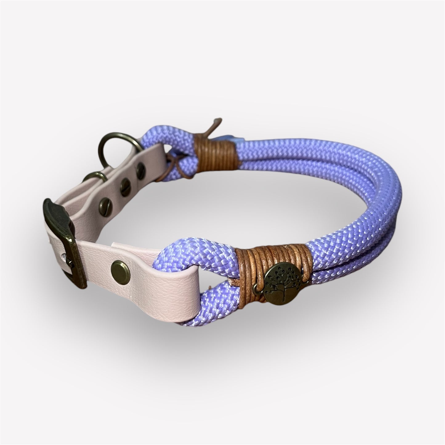 Lila Traum - Handgefertigtes Hunde Halsband