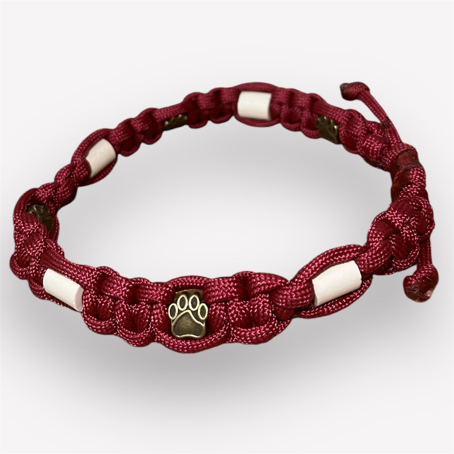 Schmuckhalsband dunkel rot