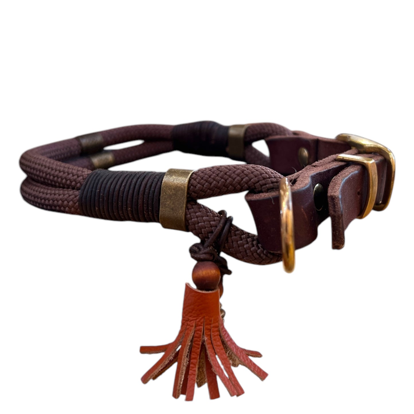 Braunes Halsband
