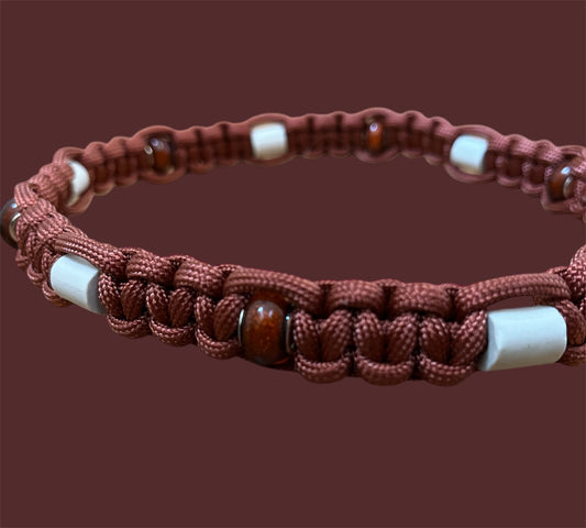 Kupfer Braunes Em-Keramik Schmuckhalsband
